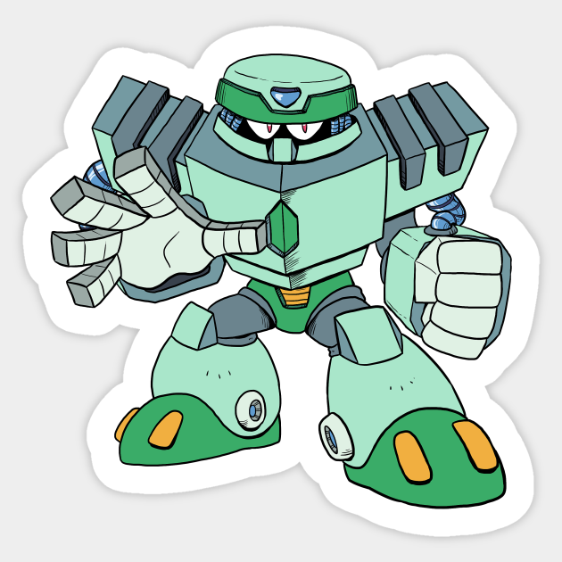 COLDMAN - Mega Man - Sticker | TeePublic